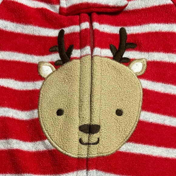 Carter’s Reindeer Fleece Pajama - Picture 4 of 4